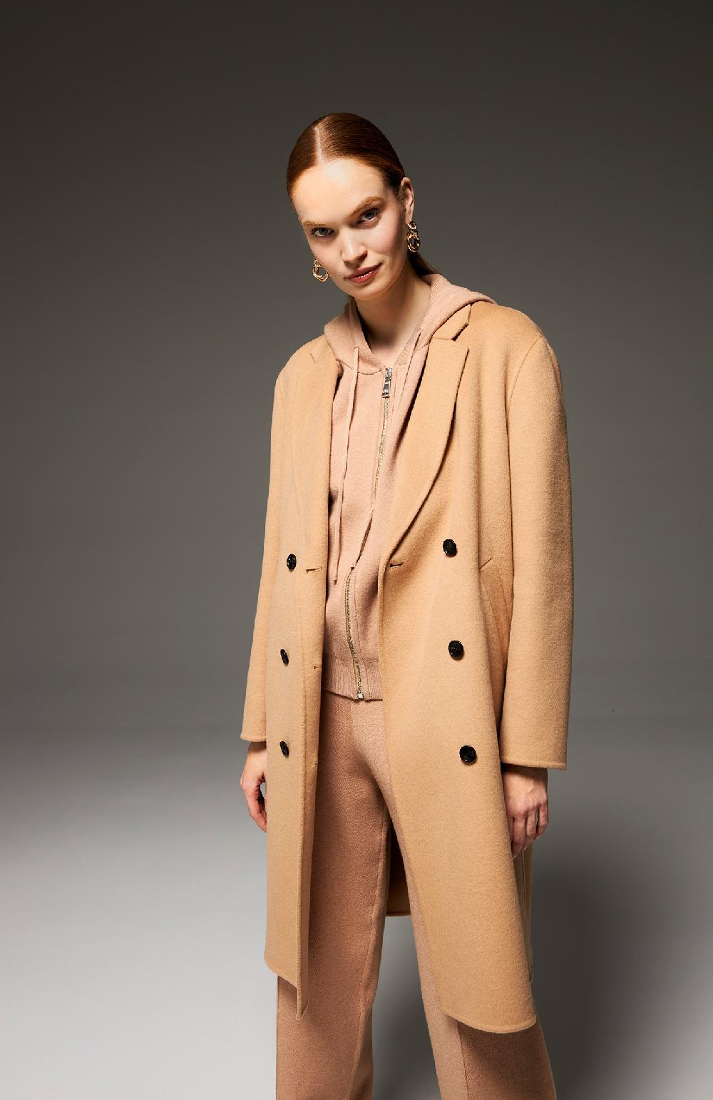 Seventy Cappotto Doppiopetto In Panno Double - Col. Neutro