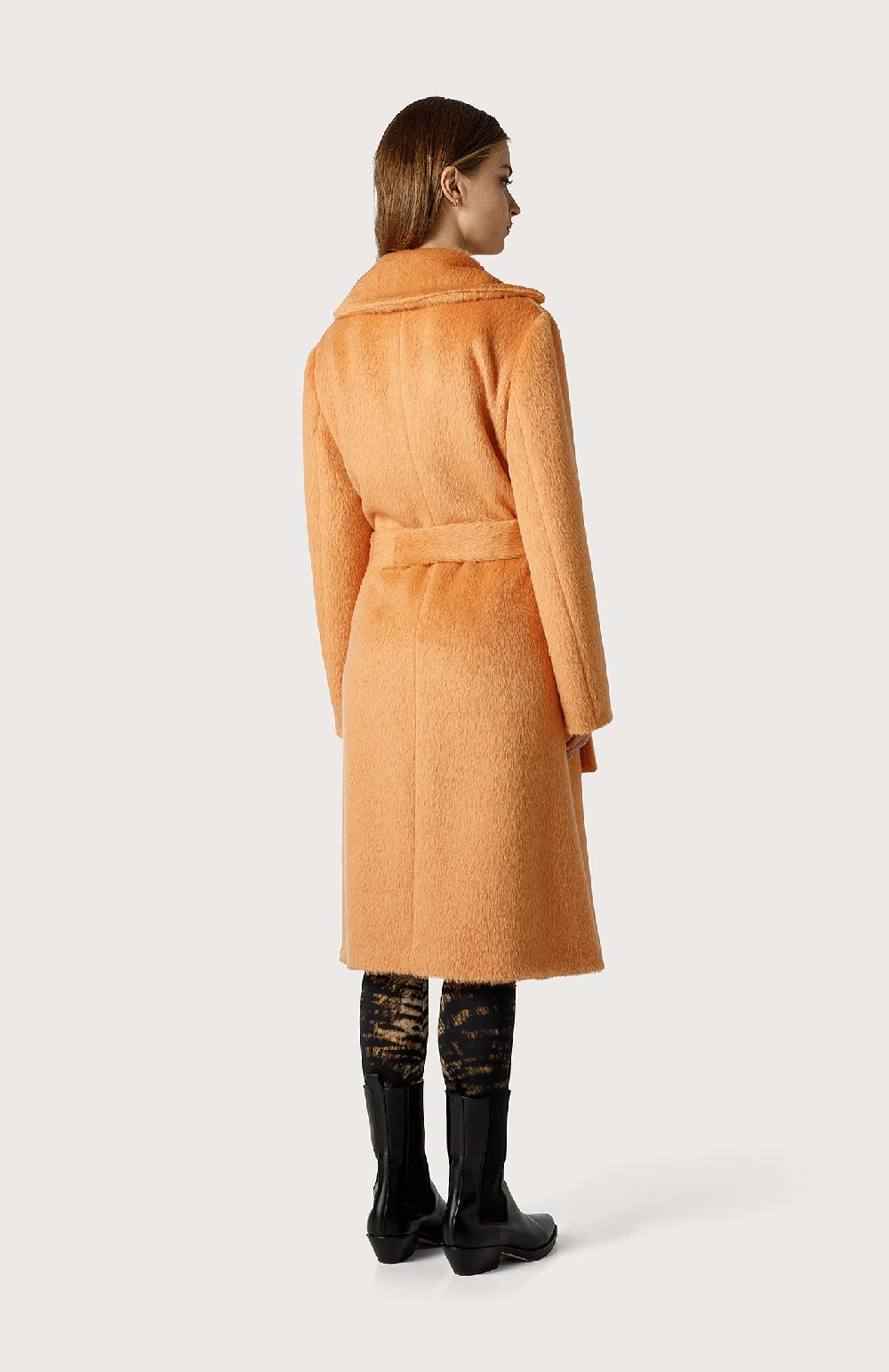 Seventy Cappotto In Panno Misto Alpaca - Col. Arancione