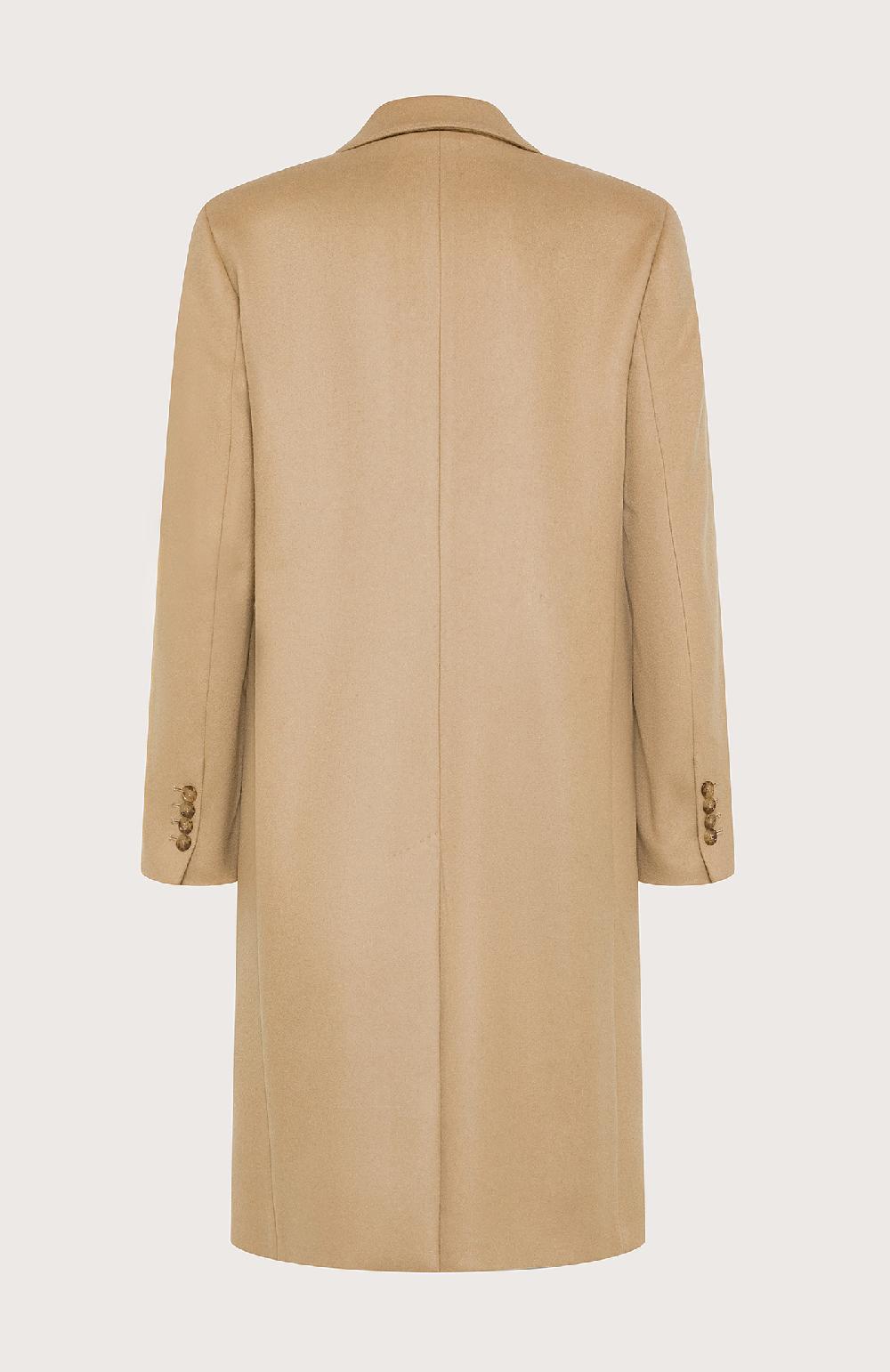 Seventy Cappotto Lungo Monopetto 100% Cashmere - Col. Neutro