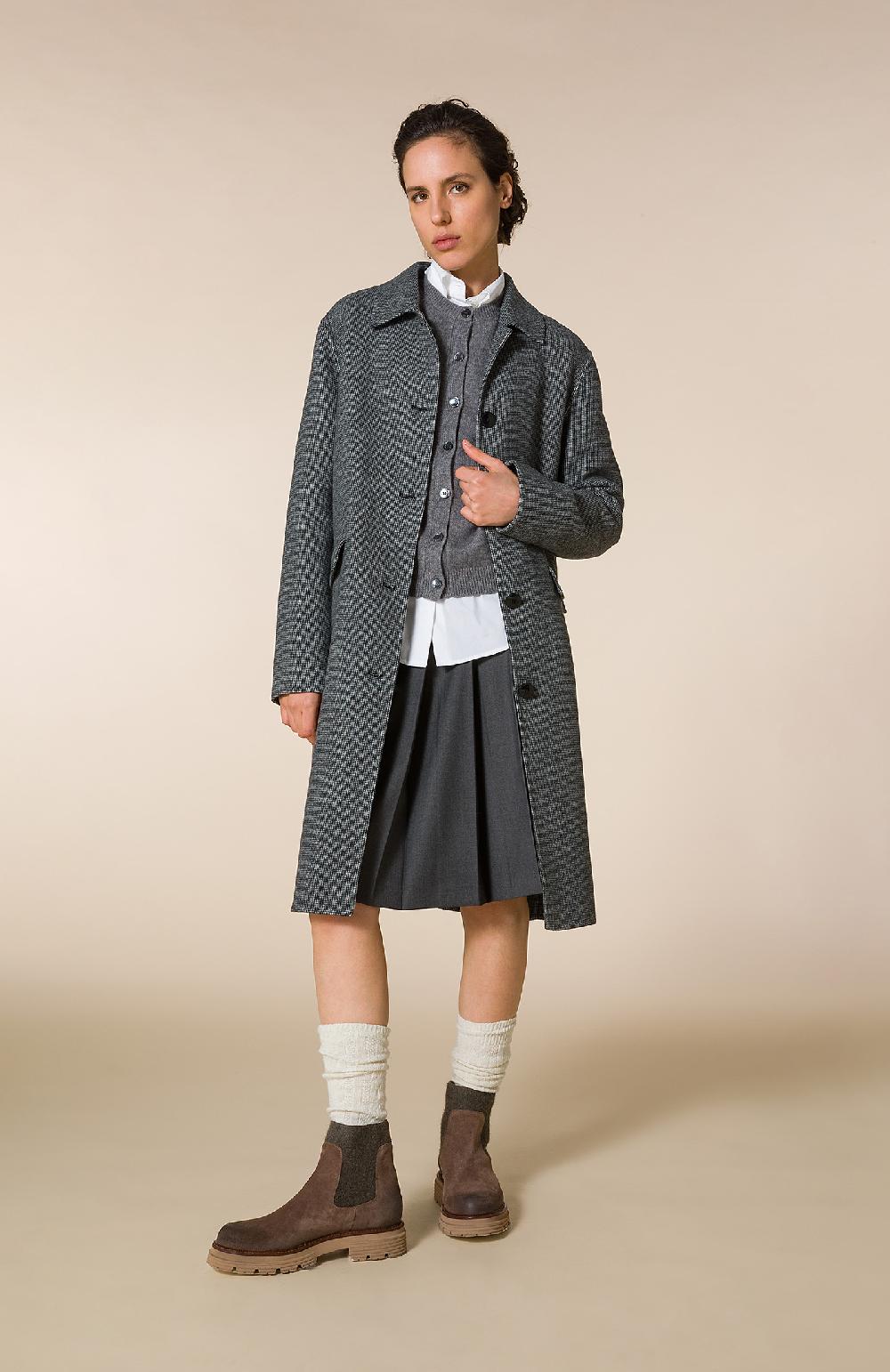 Seventy Cappotto Monopetto In Misto Lana - Col. Grigio