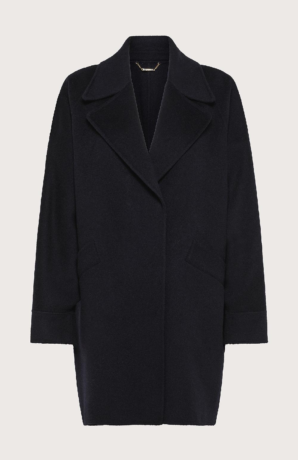 Seventy Cappotto over con manica pipistrello - Col. Blu