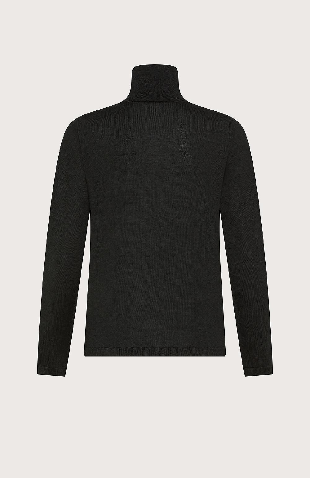 Seventy Dolcevita Maniche Lunghe In Lana Merinos F.18 - Col. Nero