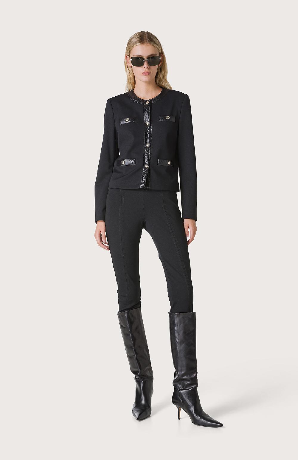 Seventy Giacca a taglio corto e bottoni push - Col. Nero