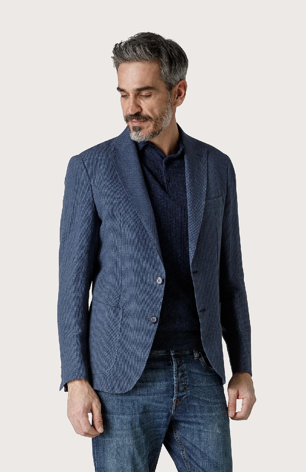 Seventy Giacca Classica Con Tasche Applicate - Col. Blu