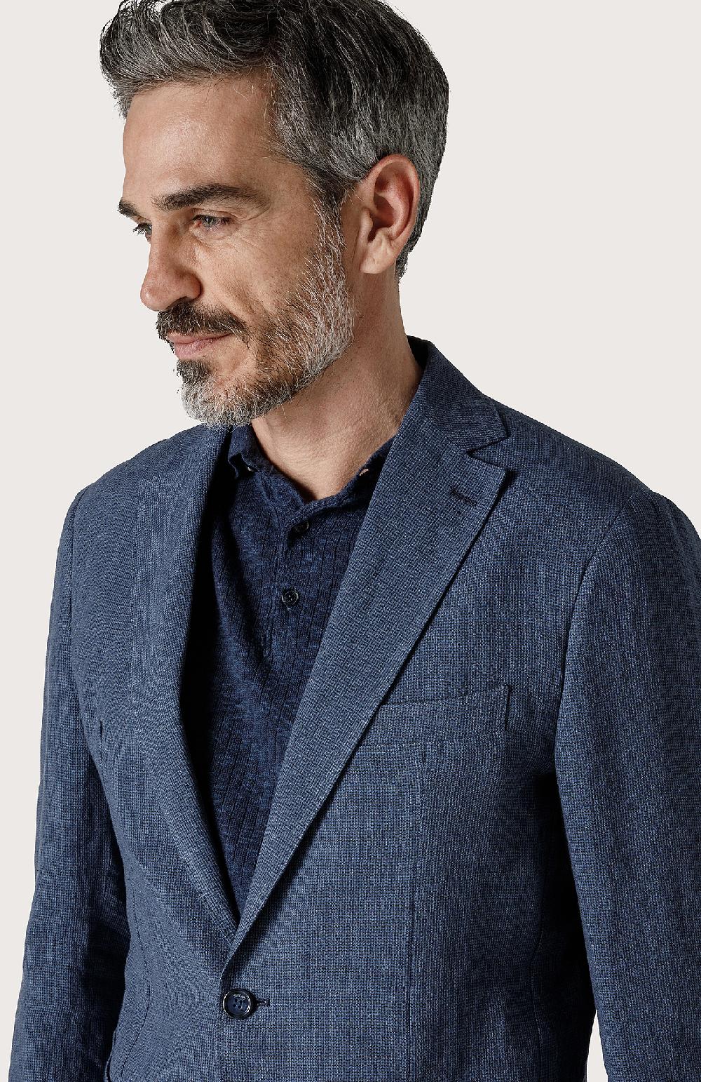 Seventy Giacca Classica Con Tasche Applicate - Col. Blu