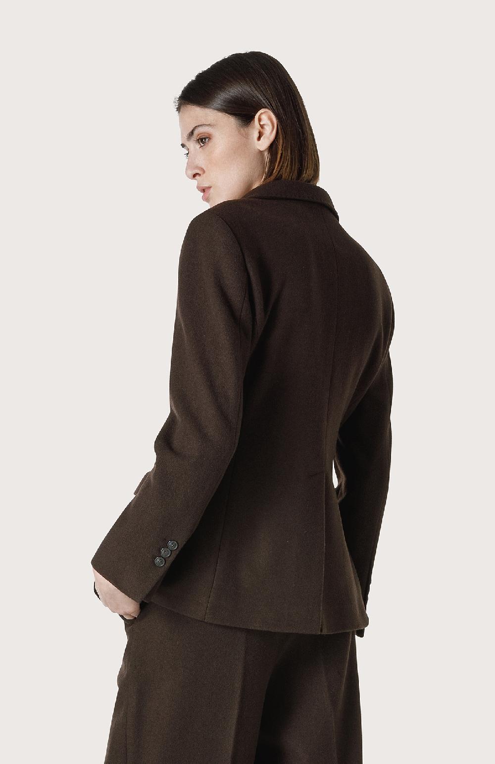 Seventy Giacca Doppiopetto Con Impunture - Col. Marrone