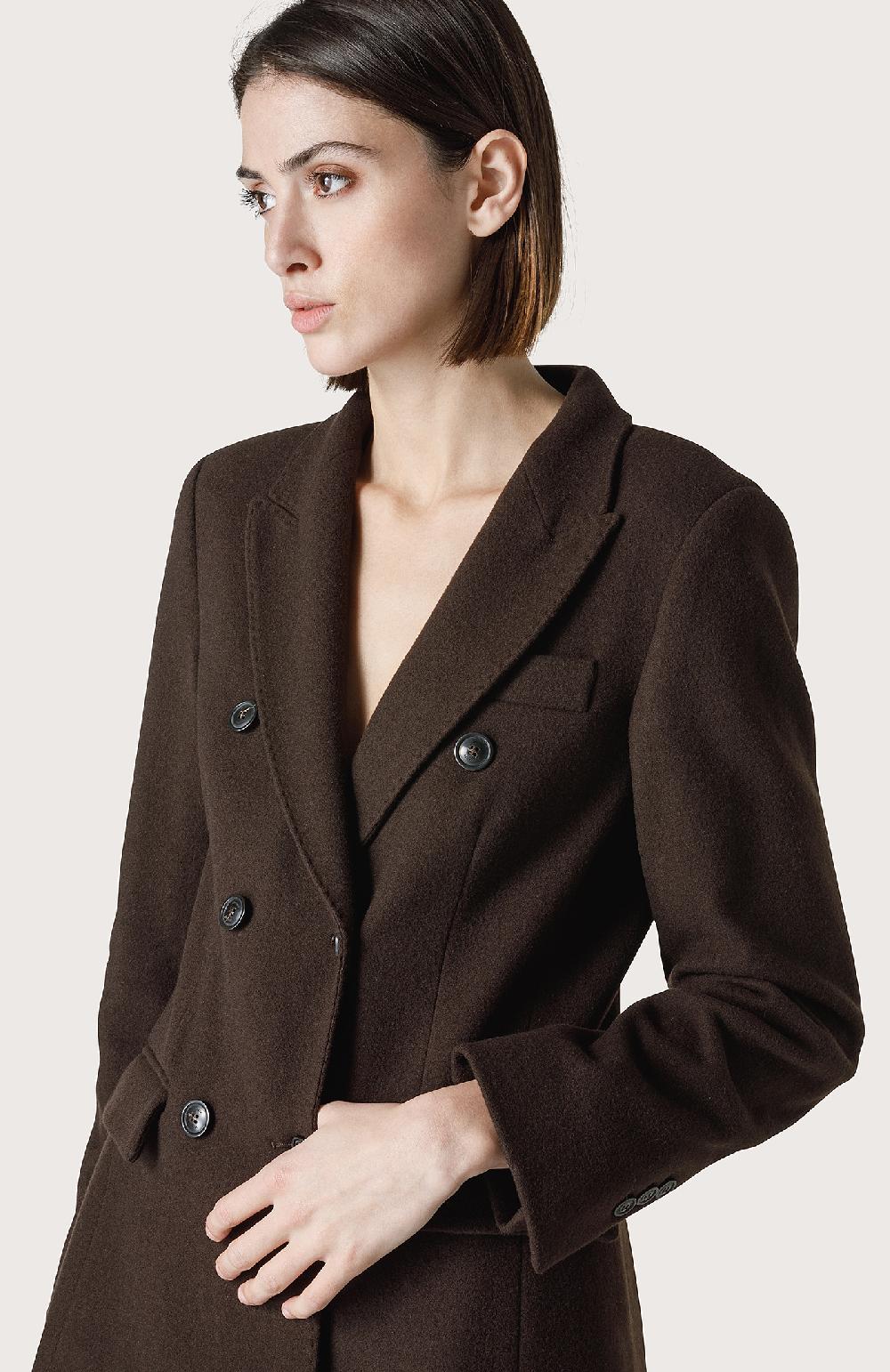 Seventy Giacca Doppiopetto Con Impunture - Col. Marrone