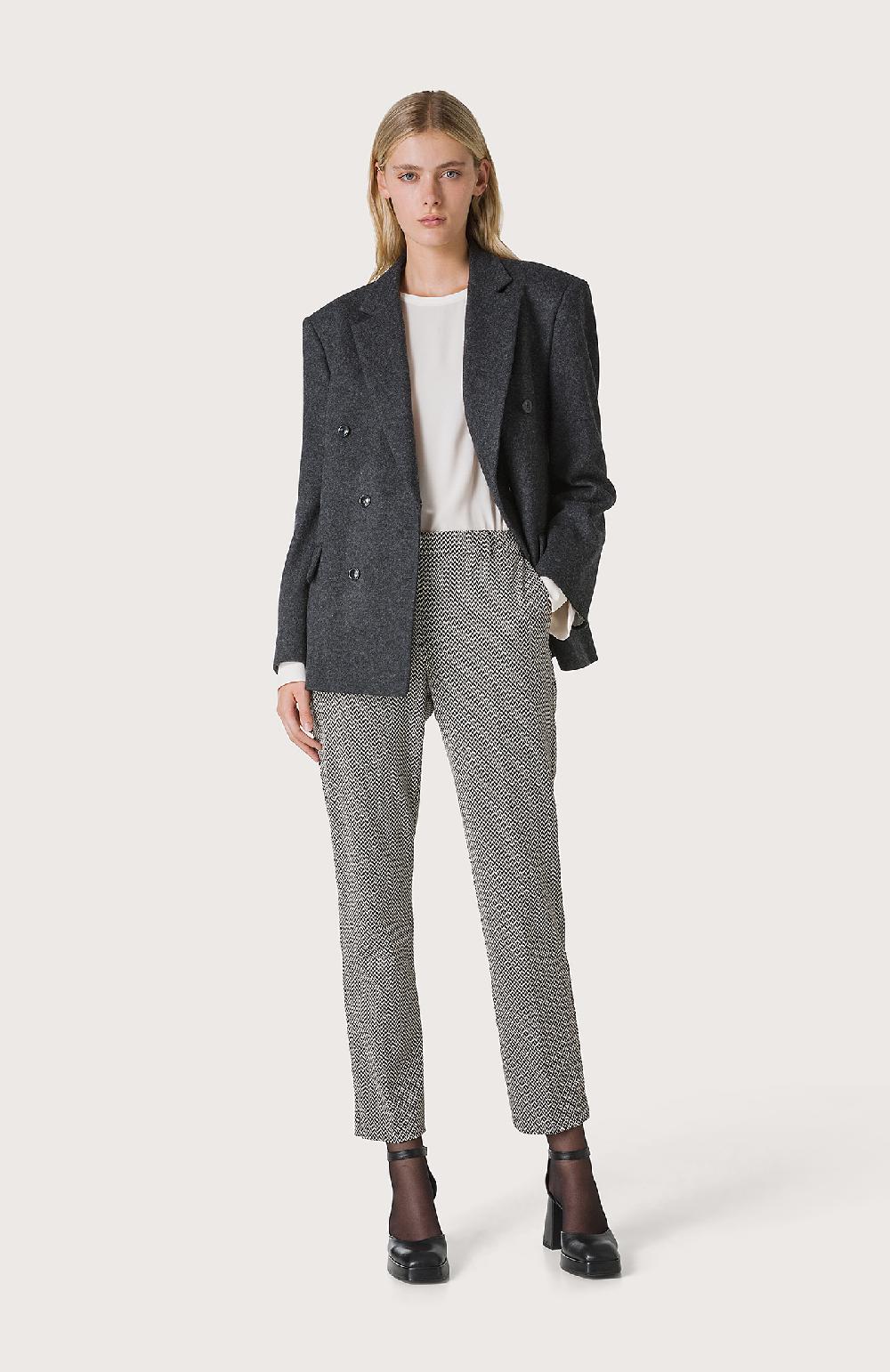 Seventy Giacca doppiopetto con rever a dente - Col. Grigio