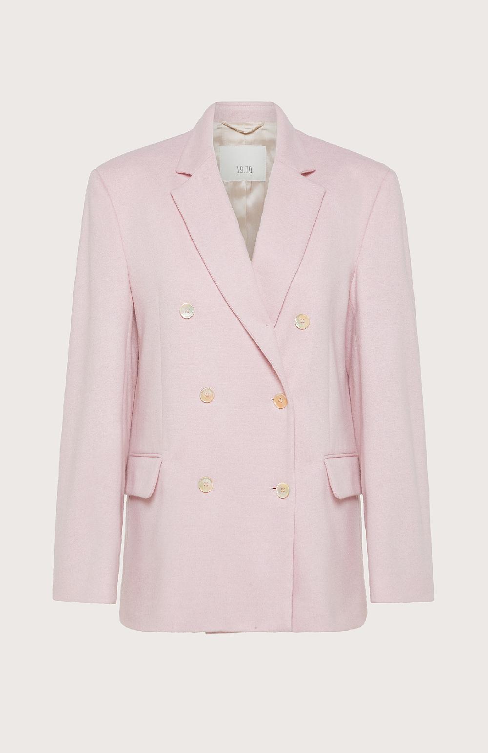 Seventy Giacca Doppiopetto Con Rever A Dente - Col. Rosa