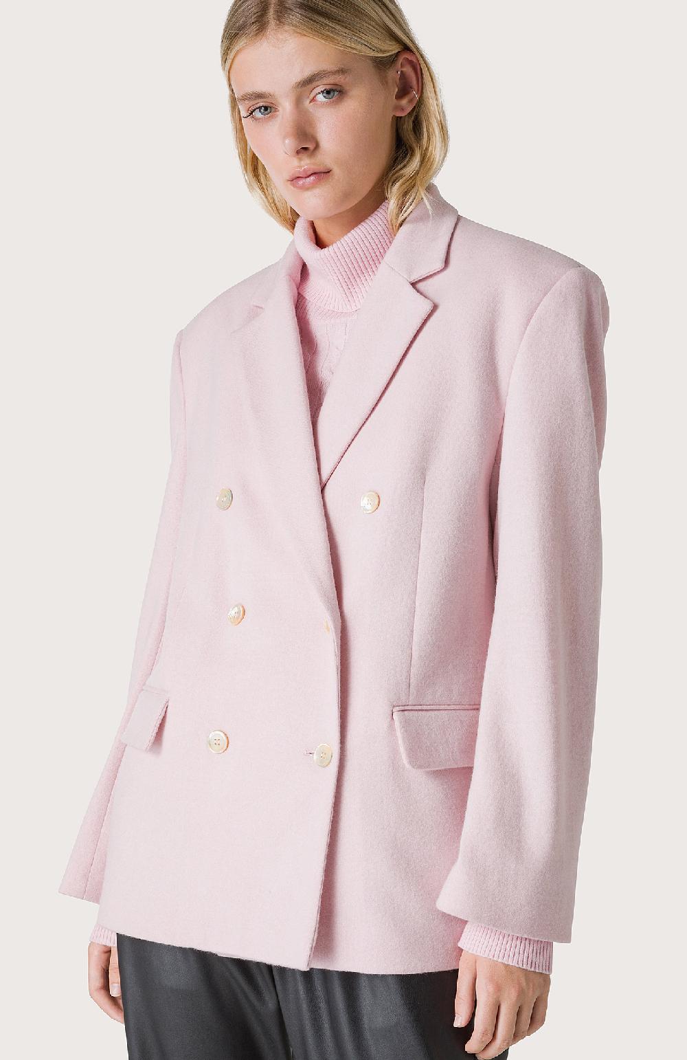 Seventy Giacca Doppiopetto Con Rever A Dente - Col. Rosa