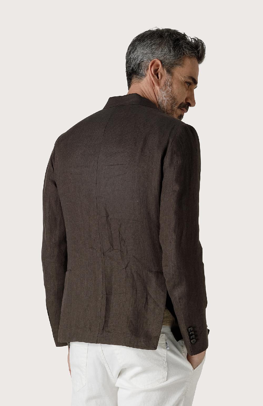 Seventy Giacca Doppiopetto Con Rever A Lancia - Col. Marrone