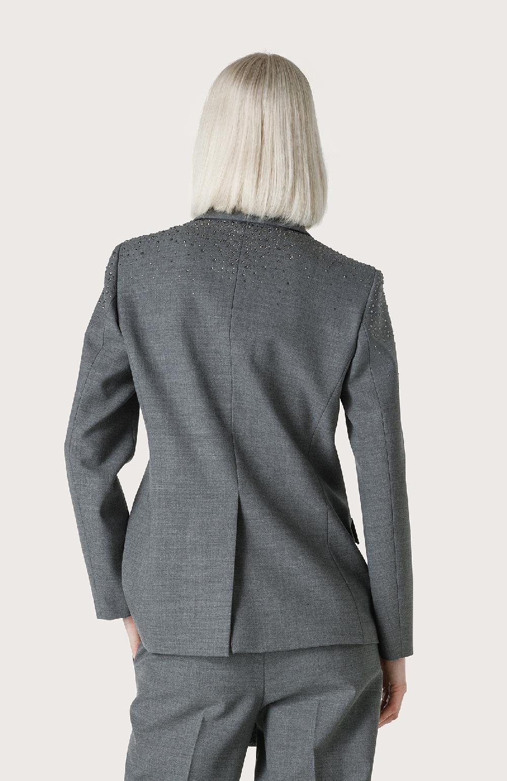 Seventy Giacca Doppiopetto Con Swarovski - Col. Grigio