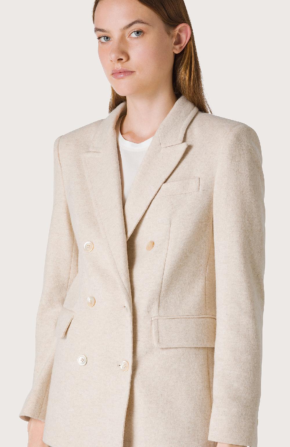 Seventy Giacca Doppiopetto Effetto Infeltrito - Col. Neutro