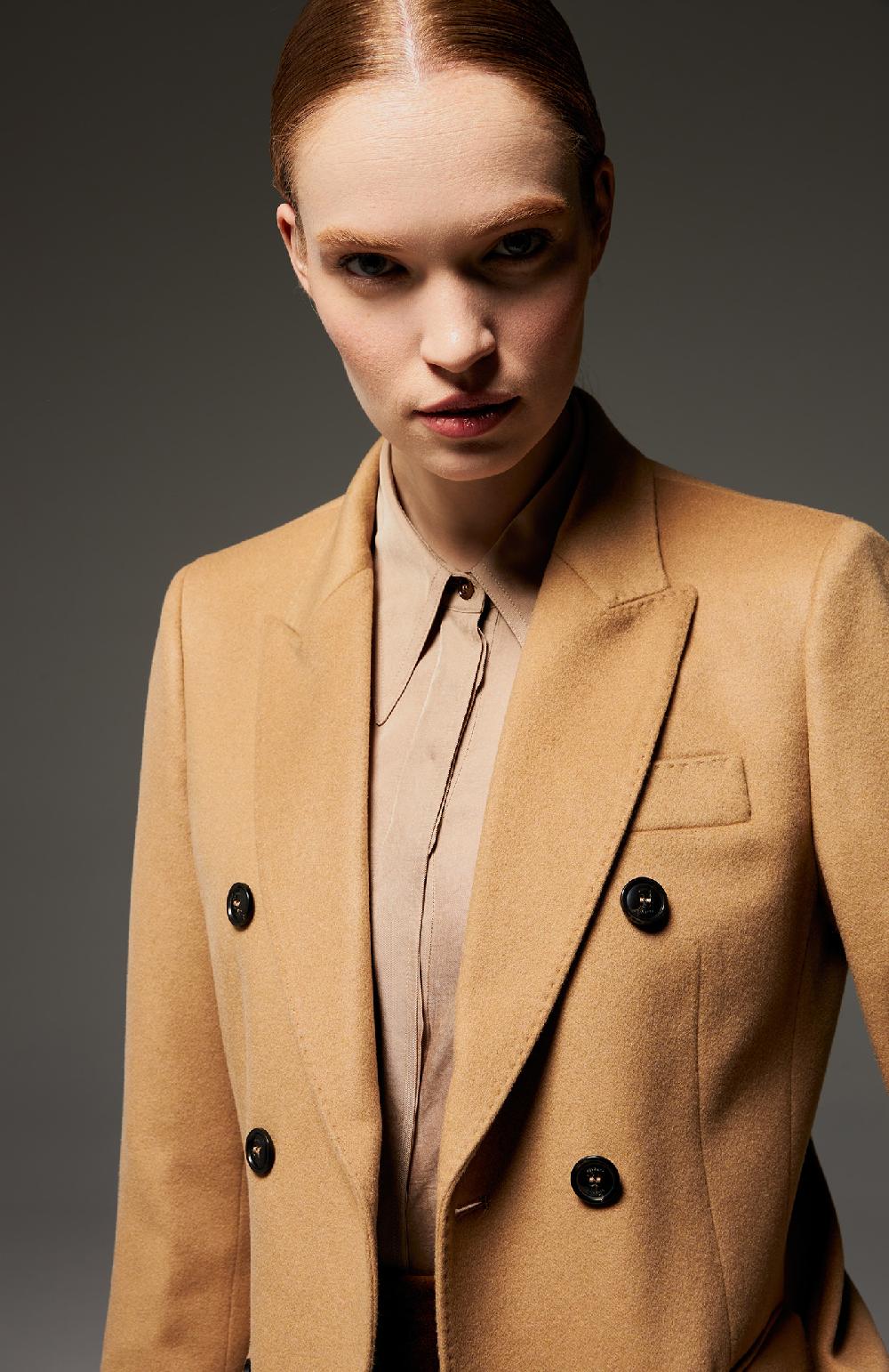 Seventy Giacca Doppiopetto In 100% Cashmere - Col. Neutro