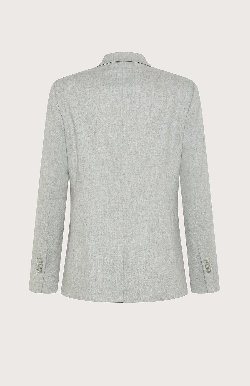 Seventy Giacca Doppiopetto In Flanella Mono-strech - Col. Grigio