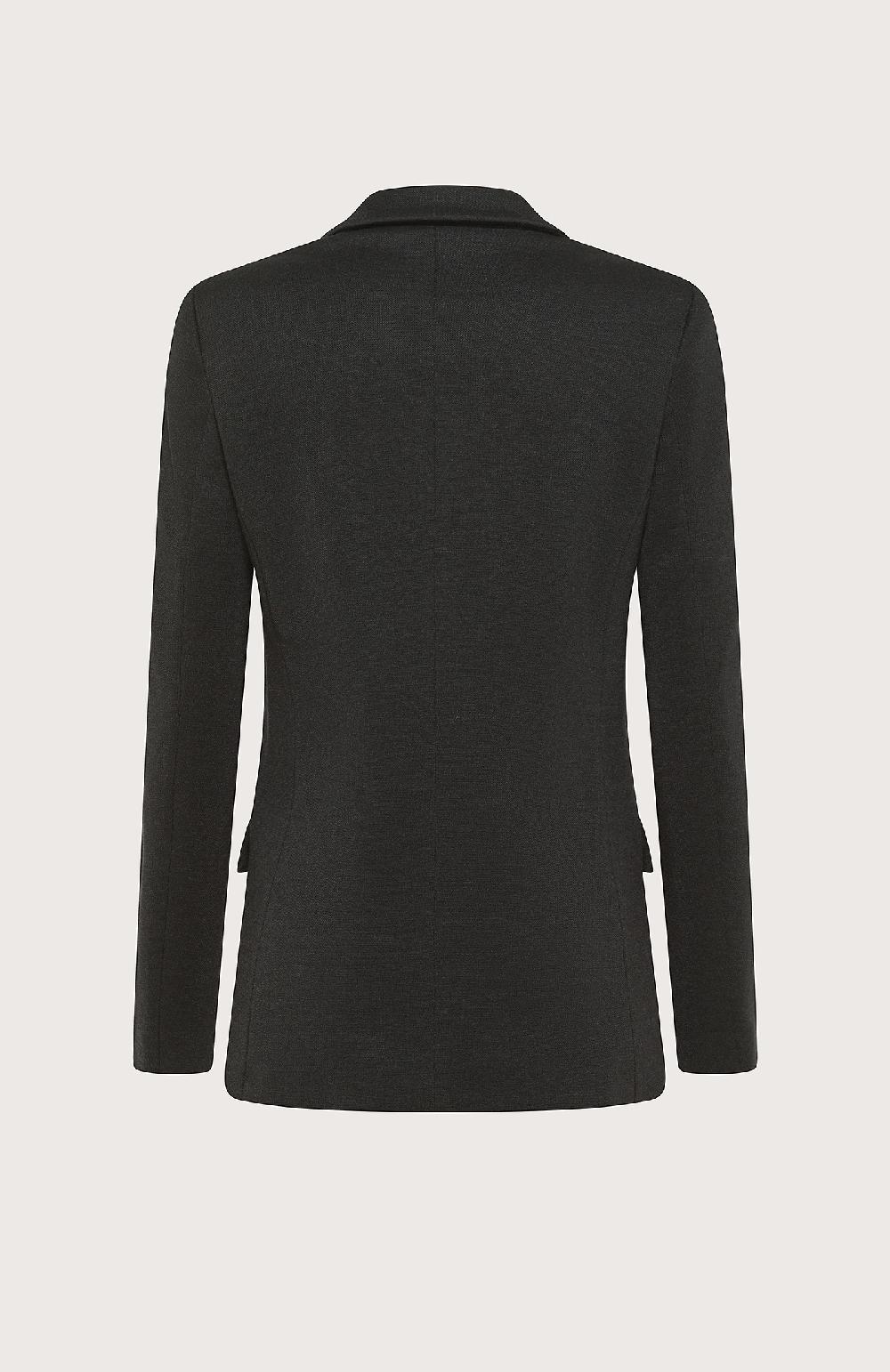 Seventy Giacca Doppiopetto In Maglia Armaturata - Col. Nero