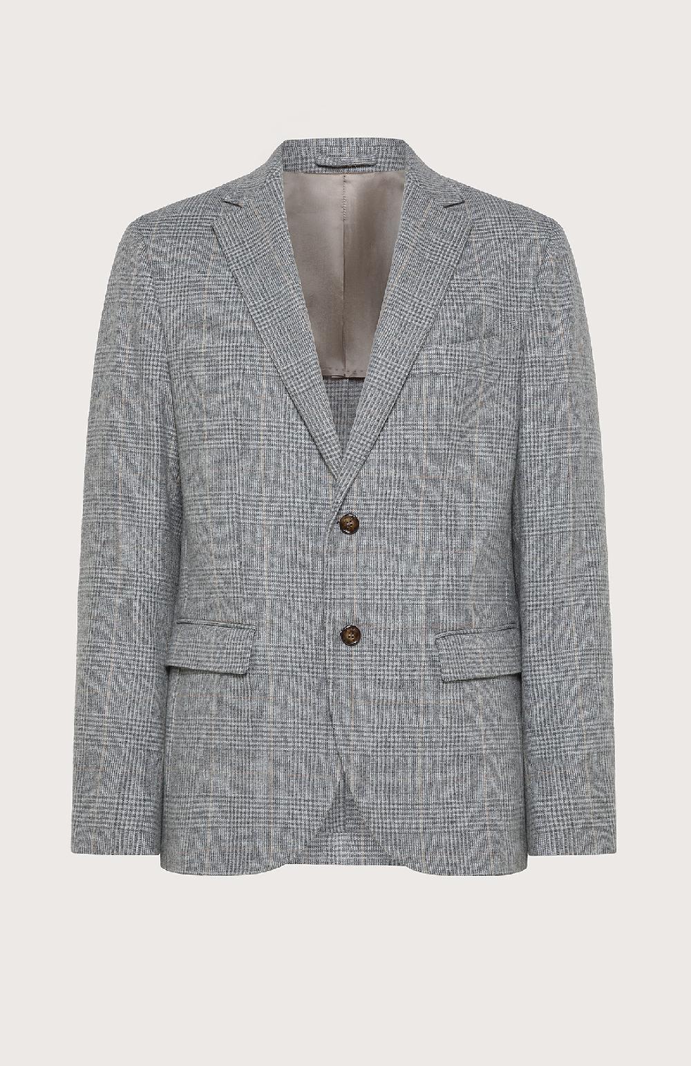 Seventy Giacca monopetto in galles finestrato - Col. Grigio