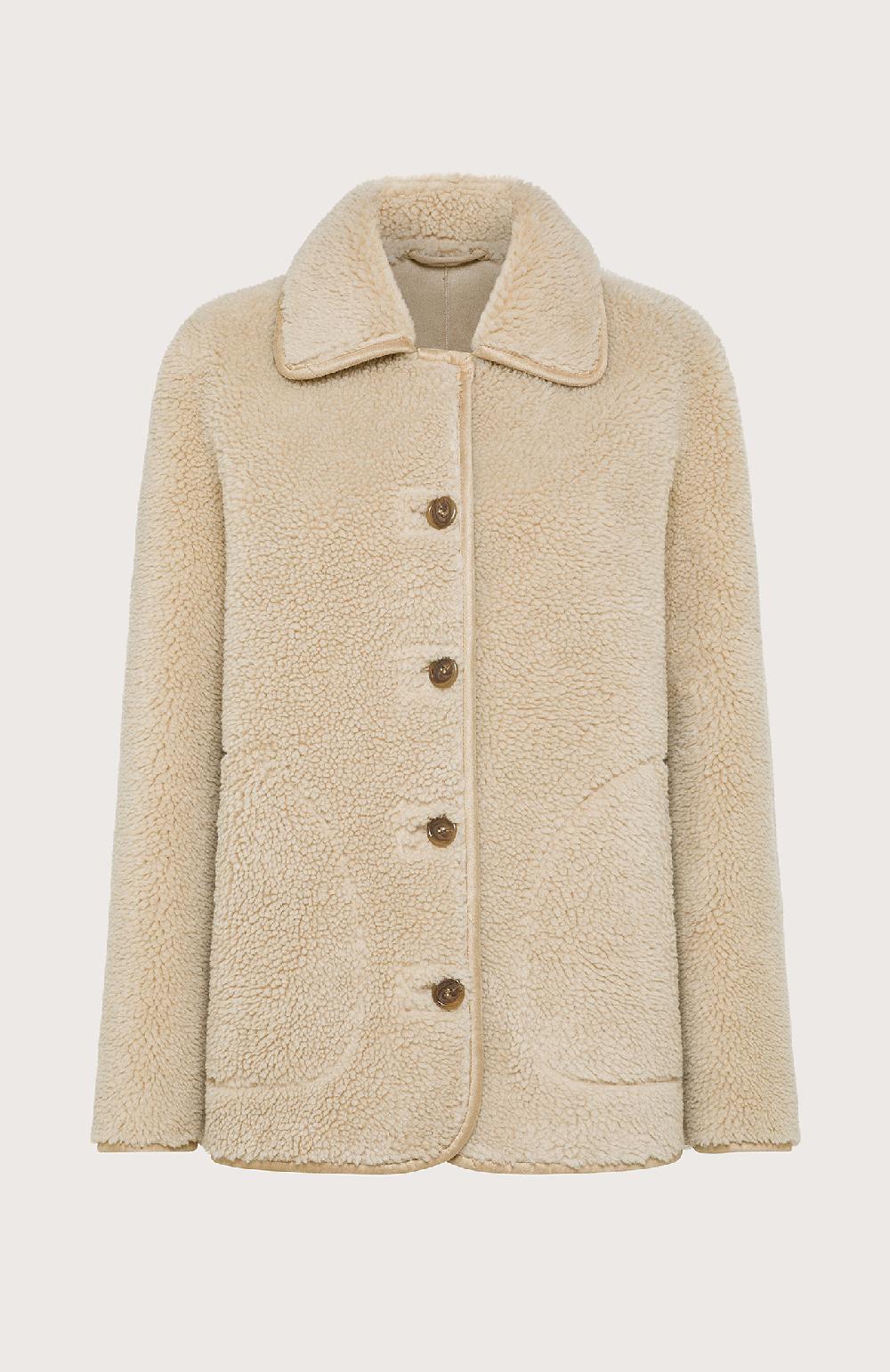 Seventy Giaccone con colletto in ecomontone - Col. Neutro