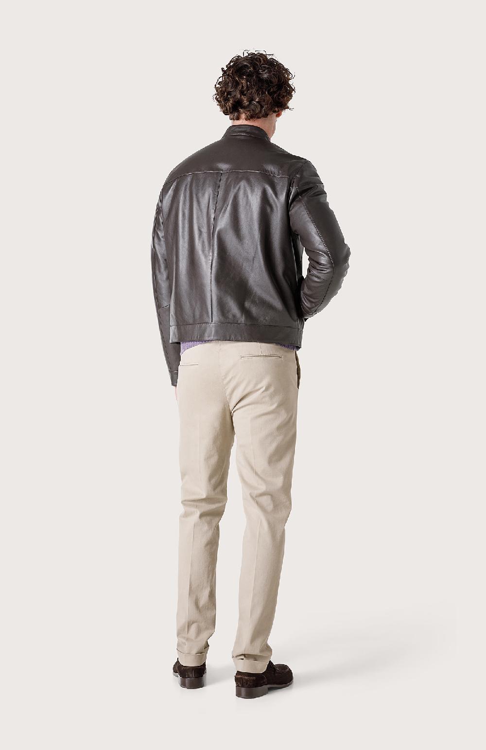 Seventy Giubbino Corto Con Collo A Fascetta - Col. Marrone