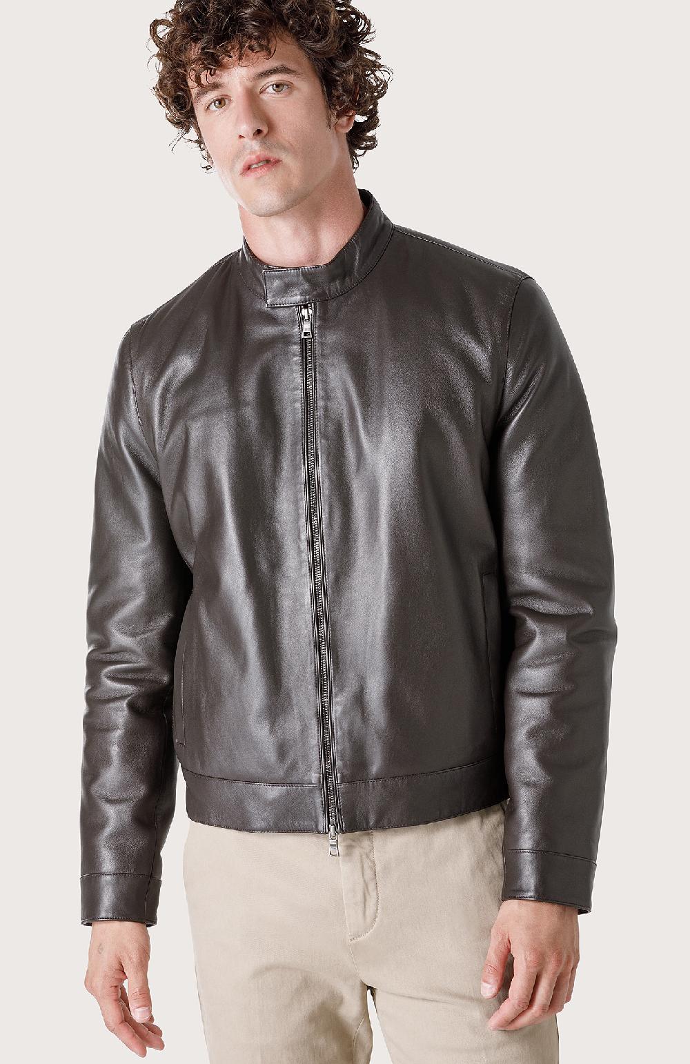 Seventy Giubbino Corto Con Collo A Fascetta - Col. Marrone