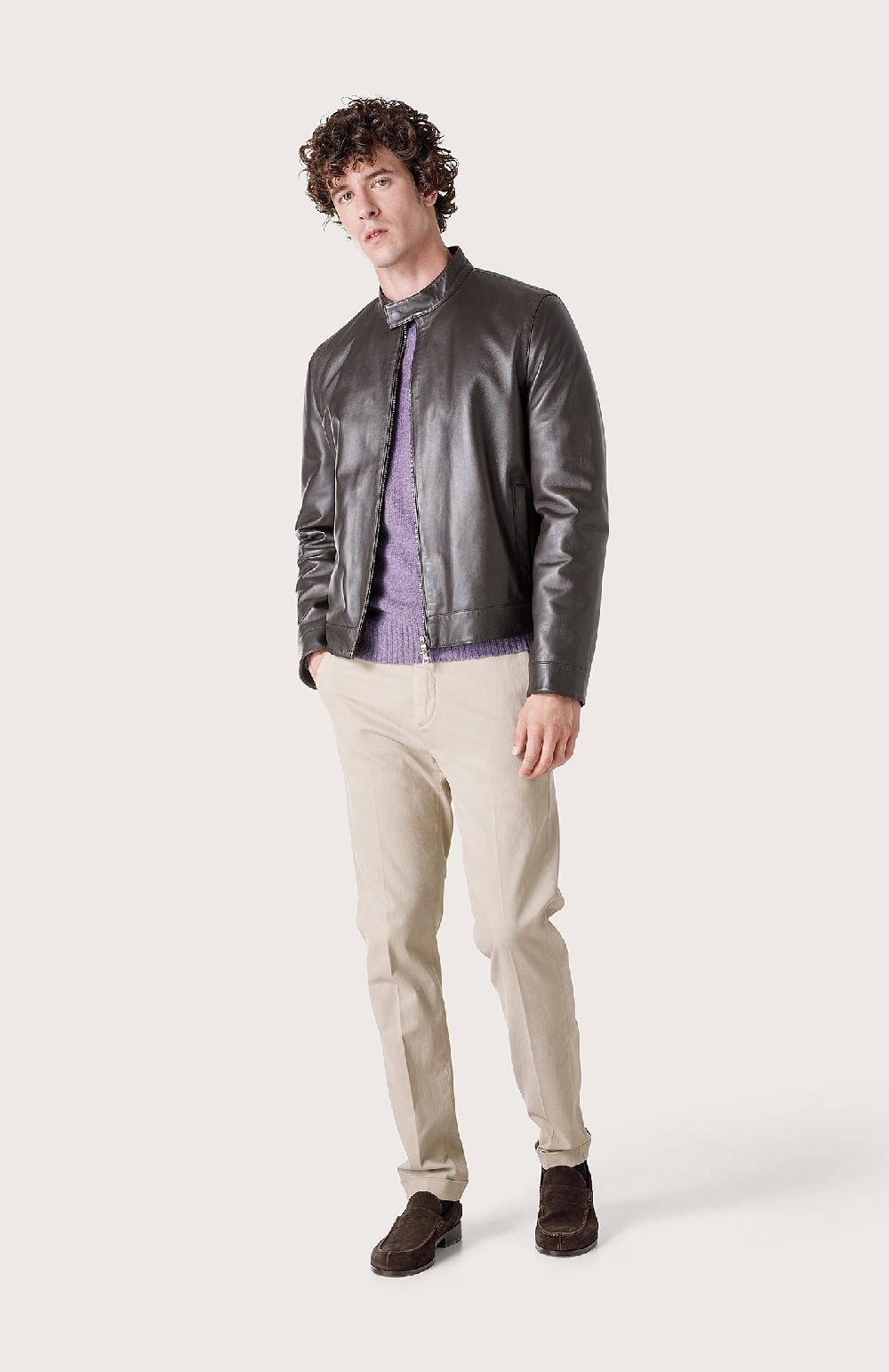 Seventy Giubbino Corto Con Collo A Fascetta - Col. Marrone