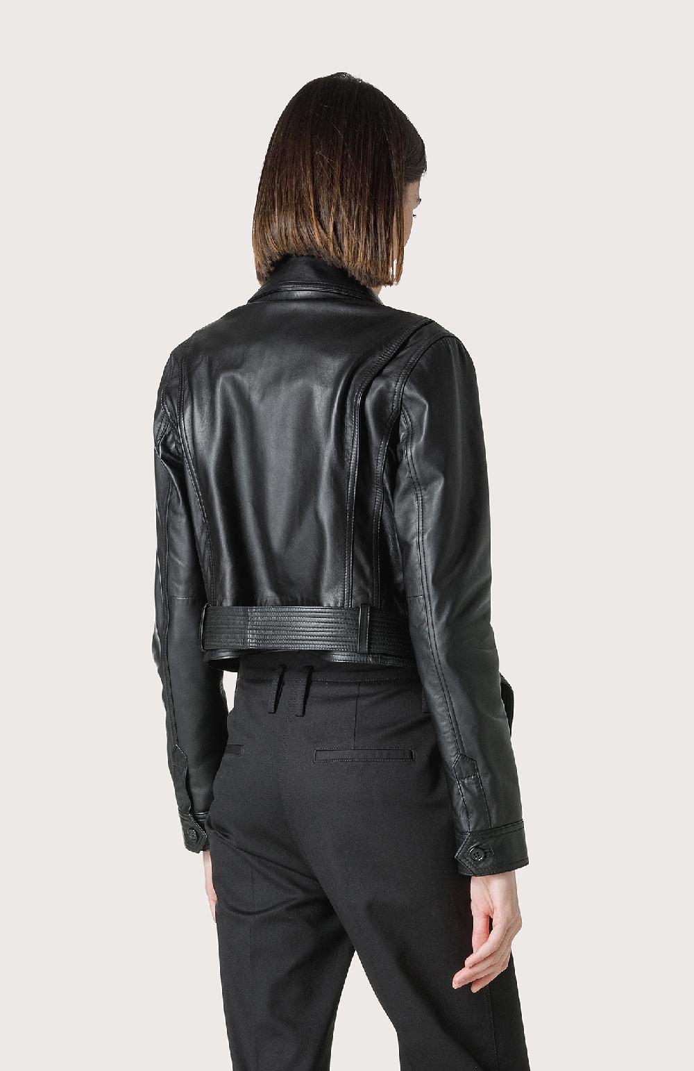 Seventy Giubbino Iper-avvitato Con Cintura - Col. Nero