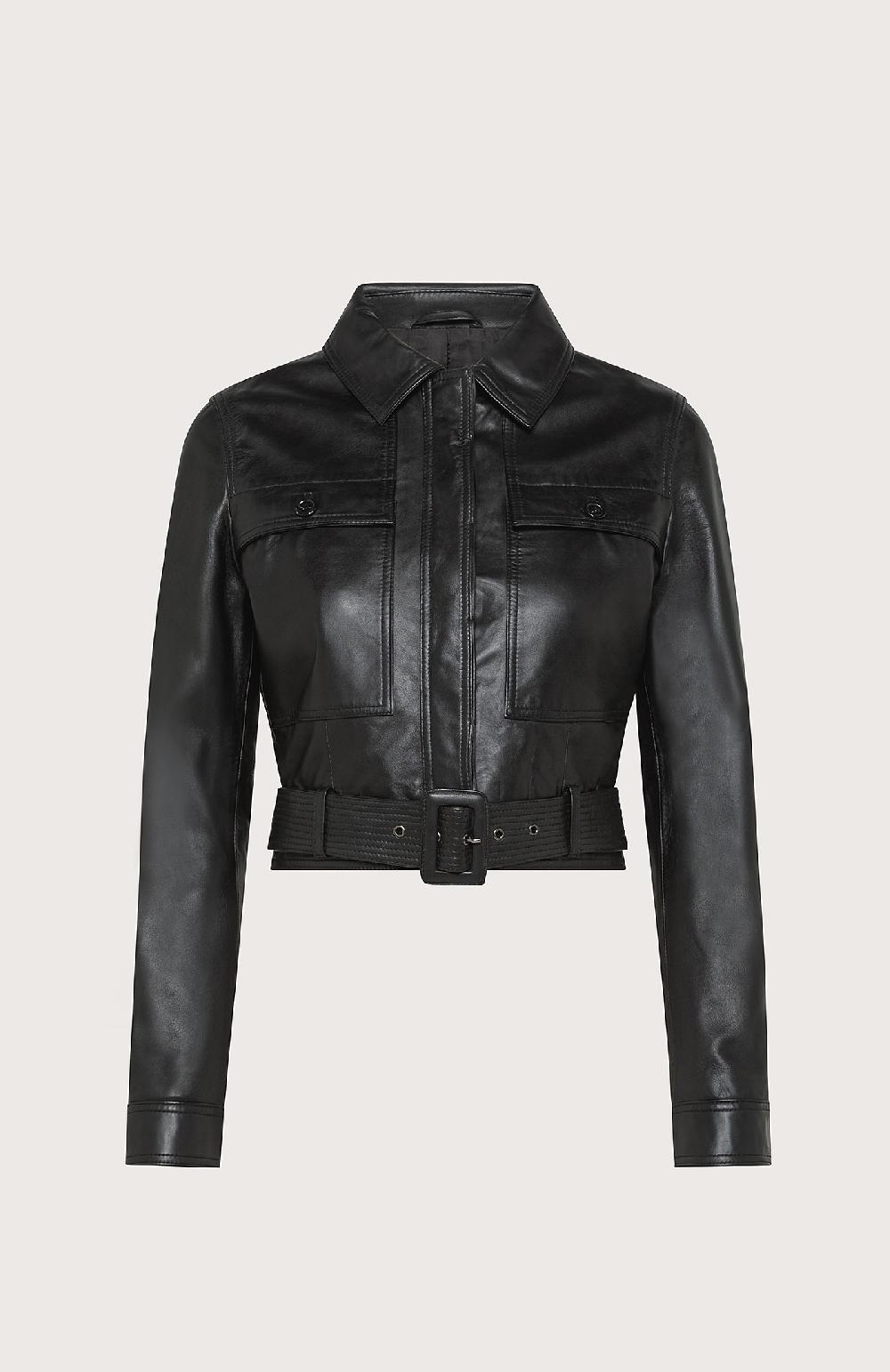 Seventy Giubbino iper-avvitato con cintura - Col. Nero