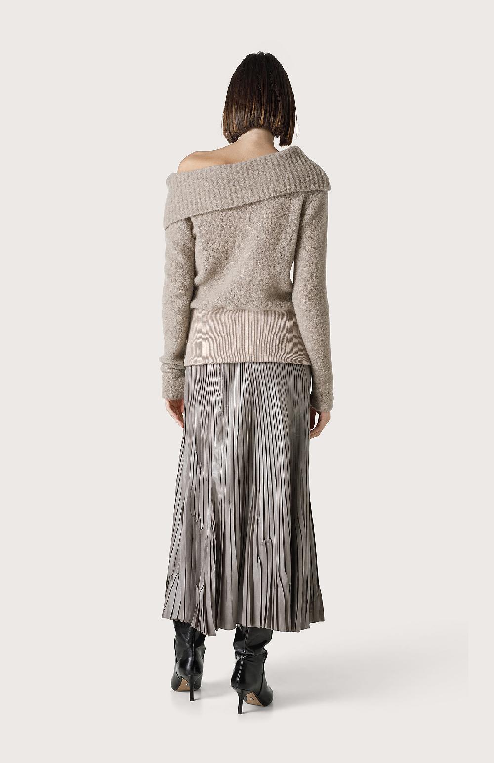 Seventy Gonna Longuette Effetto Stropicciato - Col. Grigio