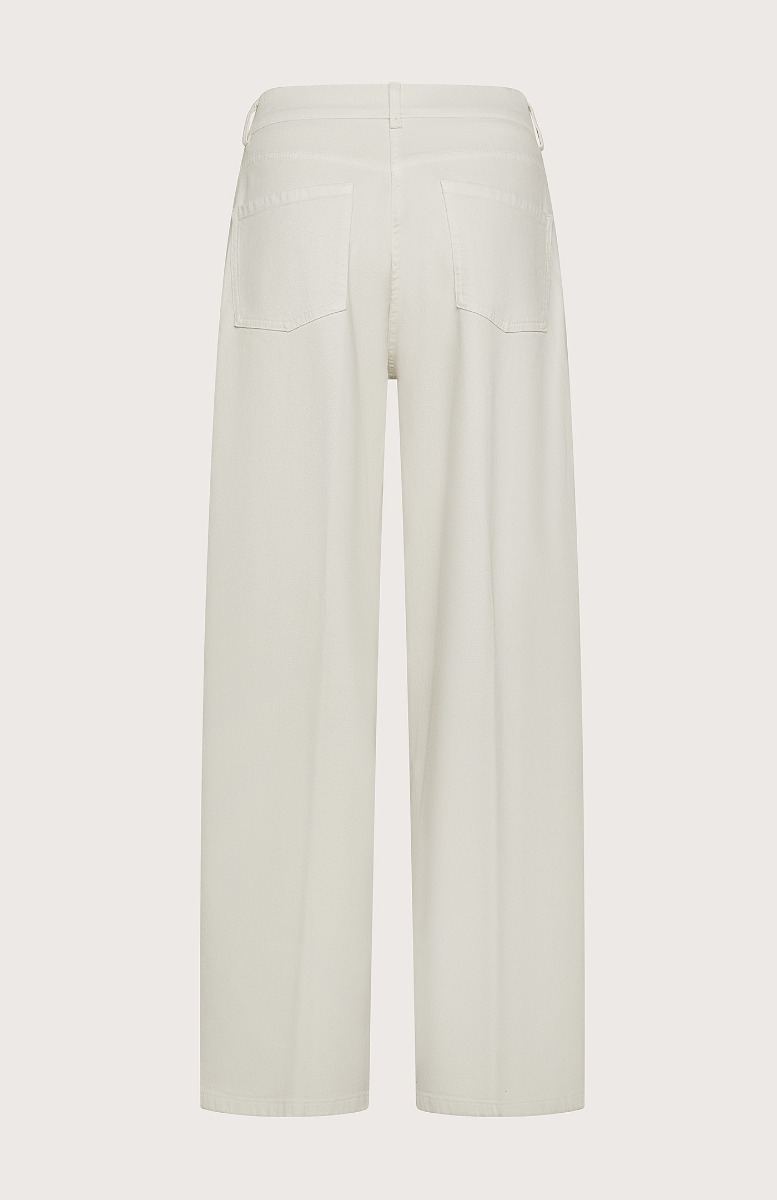 Seventy Jeans Lunghi A Vita Alta In Bull Tinto Capo - Col. Cream