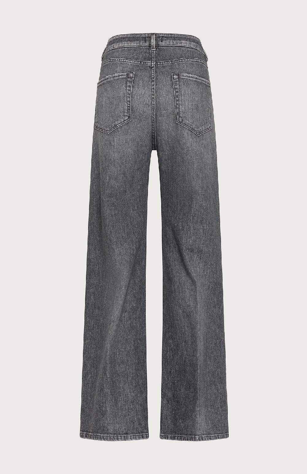 Seventy Jeans Lunghi A Vita Alta In Denim Washed - Col. Nero