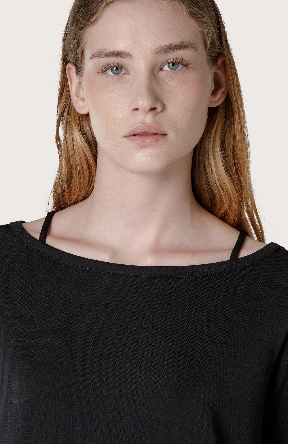 Seventy Maglia A Maniche Lunghe Scollo Barchetta - Col. Nero