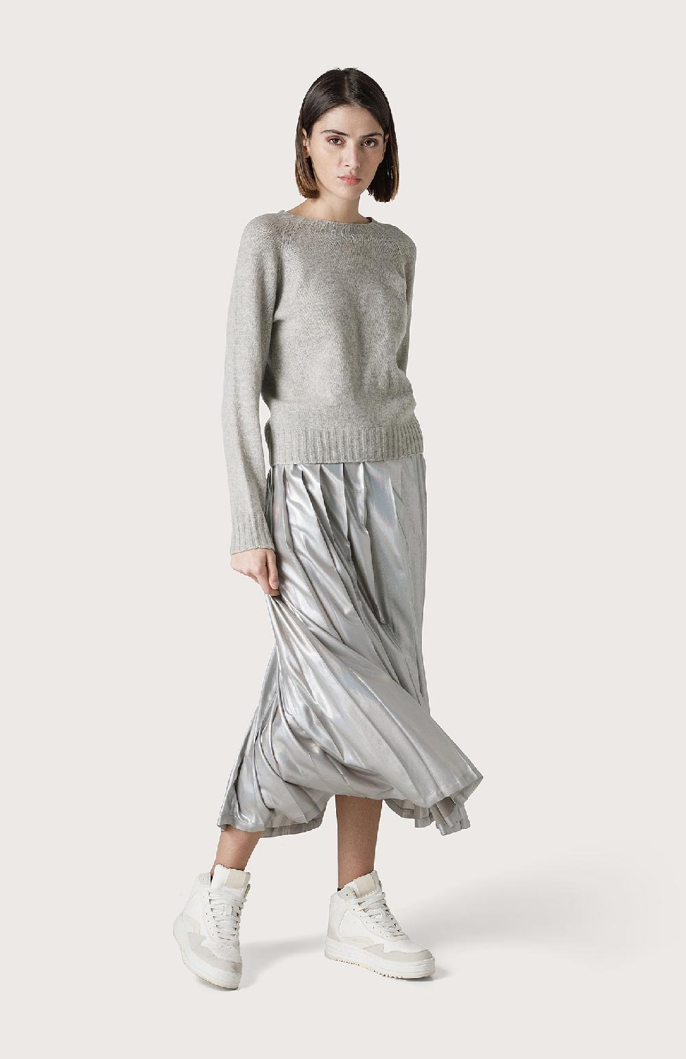 Seventy Maglia Cashmere Con Scollo Barchetta - Col. Grigio