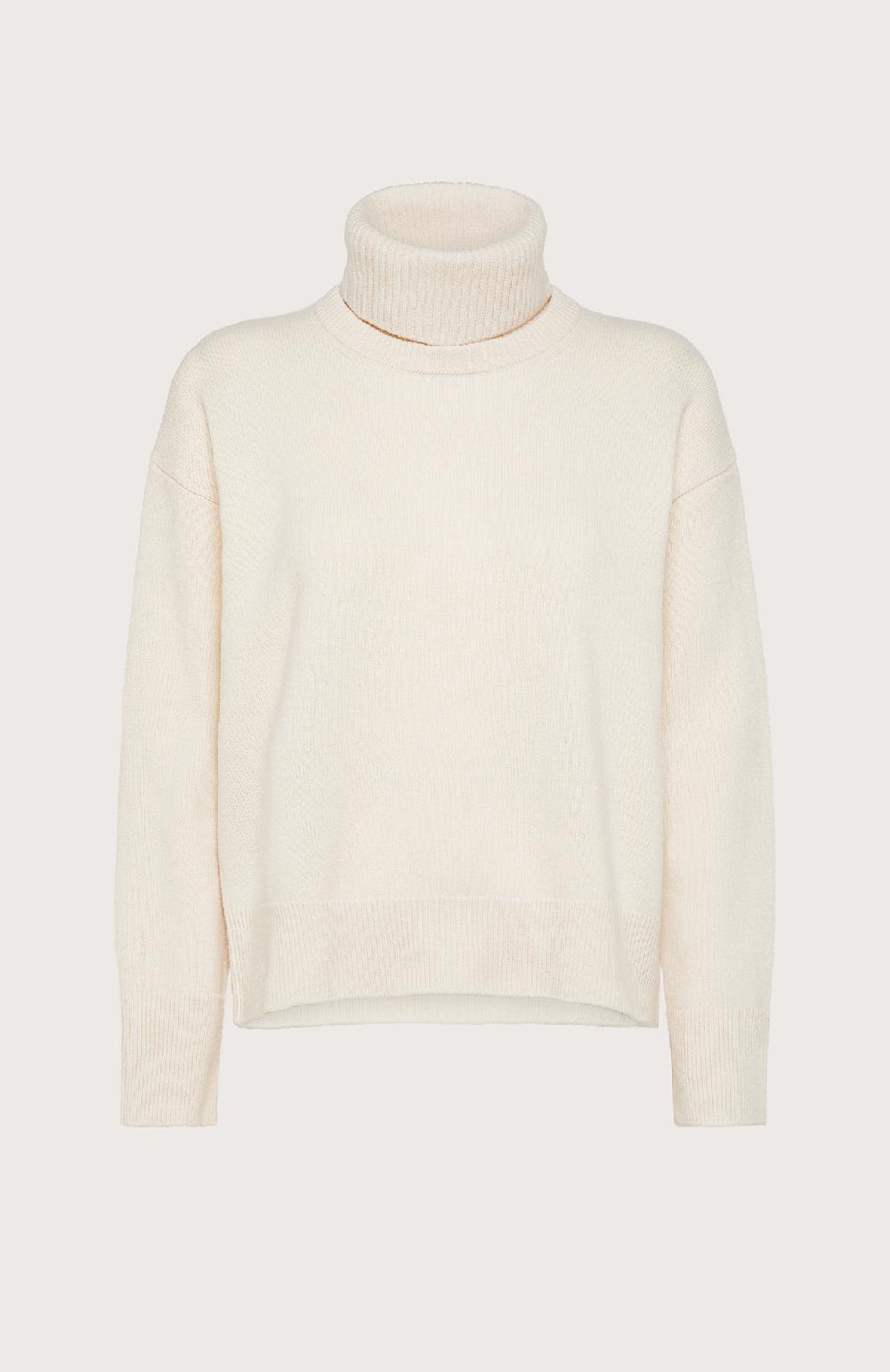 Seventy Maglia con collo alto staccabile - Col. Neutro