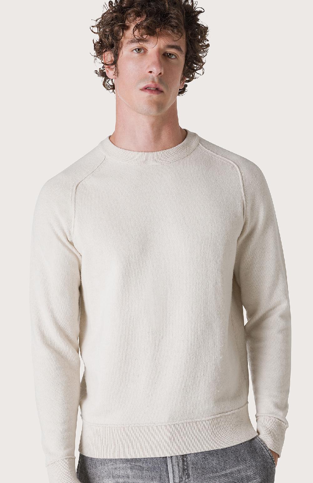 Seventy Maglia Con Finiture Effetto Felpa - Col. Bianco