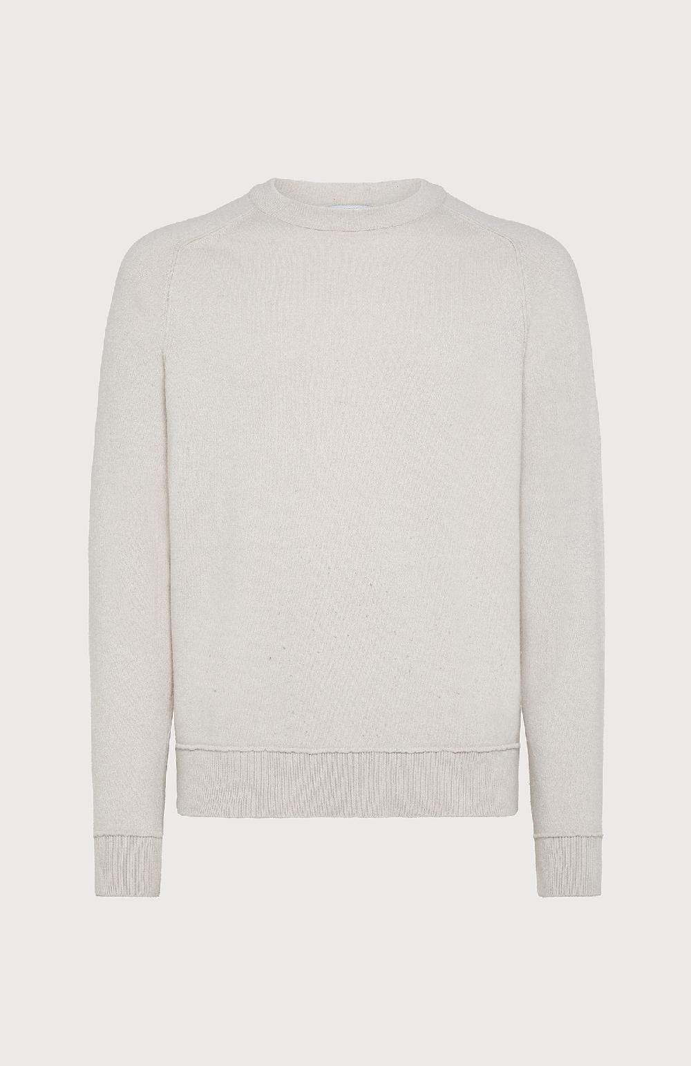 Seventy Maglia con finiture effetto felpa - Col. Bianco