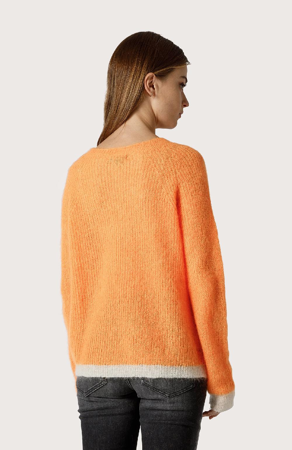 Seventy Maglia Girocollo Con Fondi A Contrasto - Col. Arancione