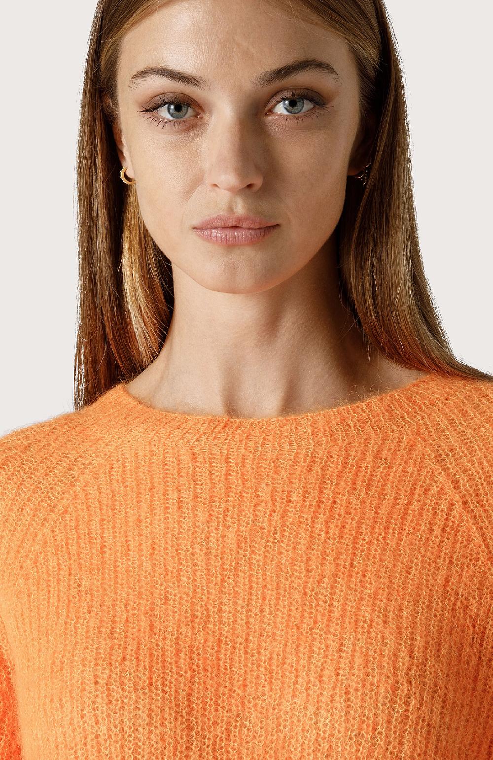 Seventy Maglia Girocollo Con Fondi A Contrasto - Col. Arancione