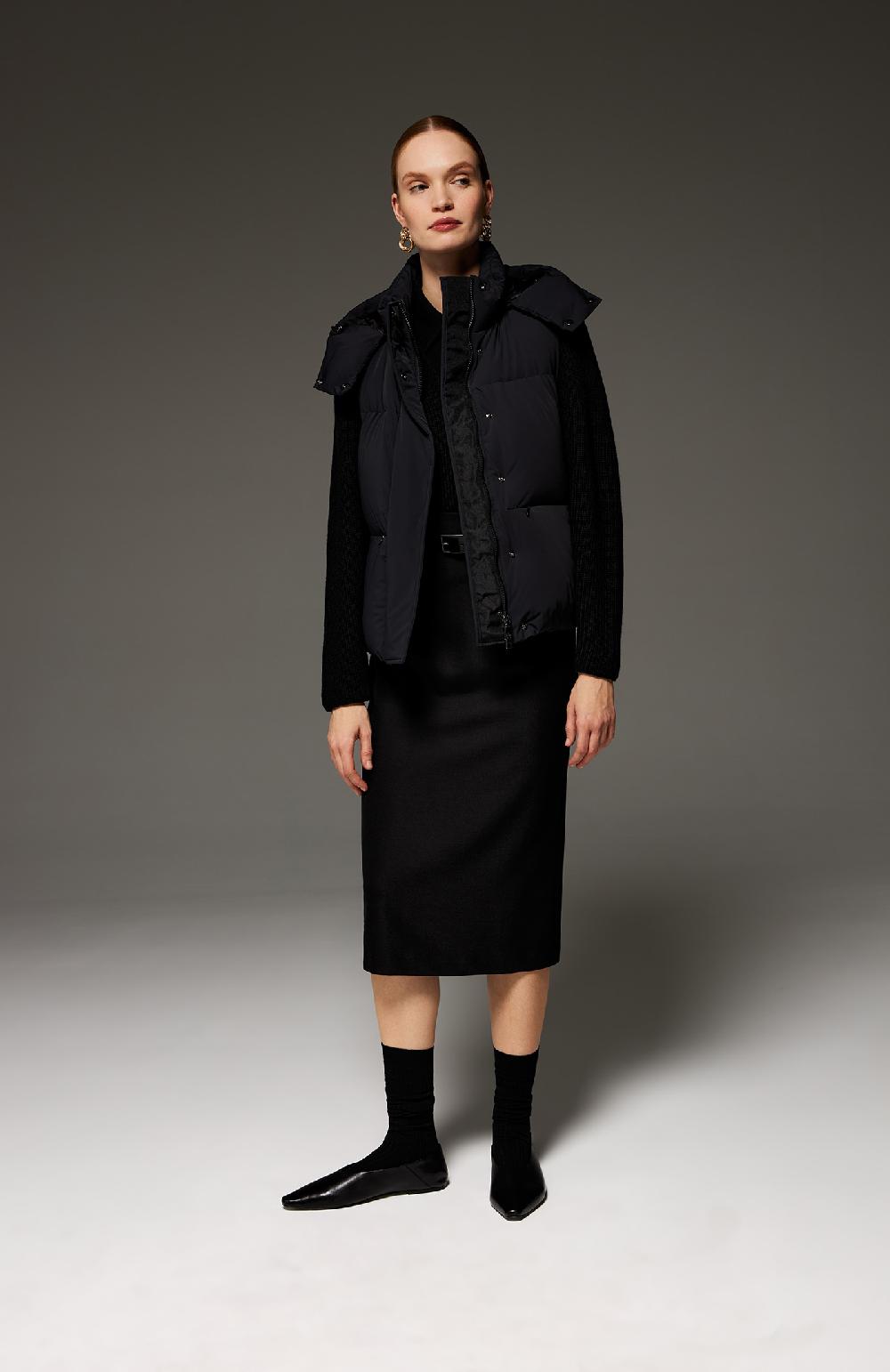 Seventy Maglia Scollo A V Boxy In Costa Inglese - Col. Nero