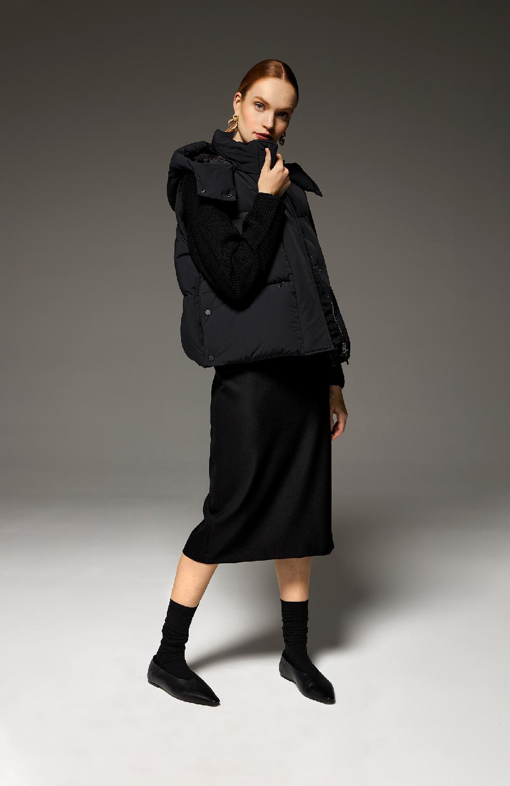 Seventy Maglia Scollo A V Boxy In Costa Inglese - Col. Nero