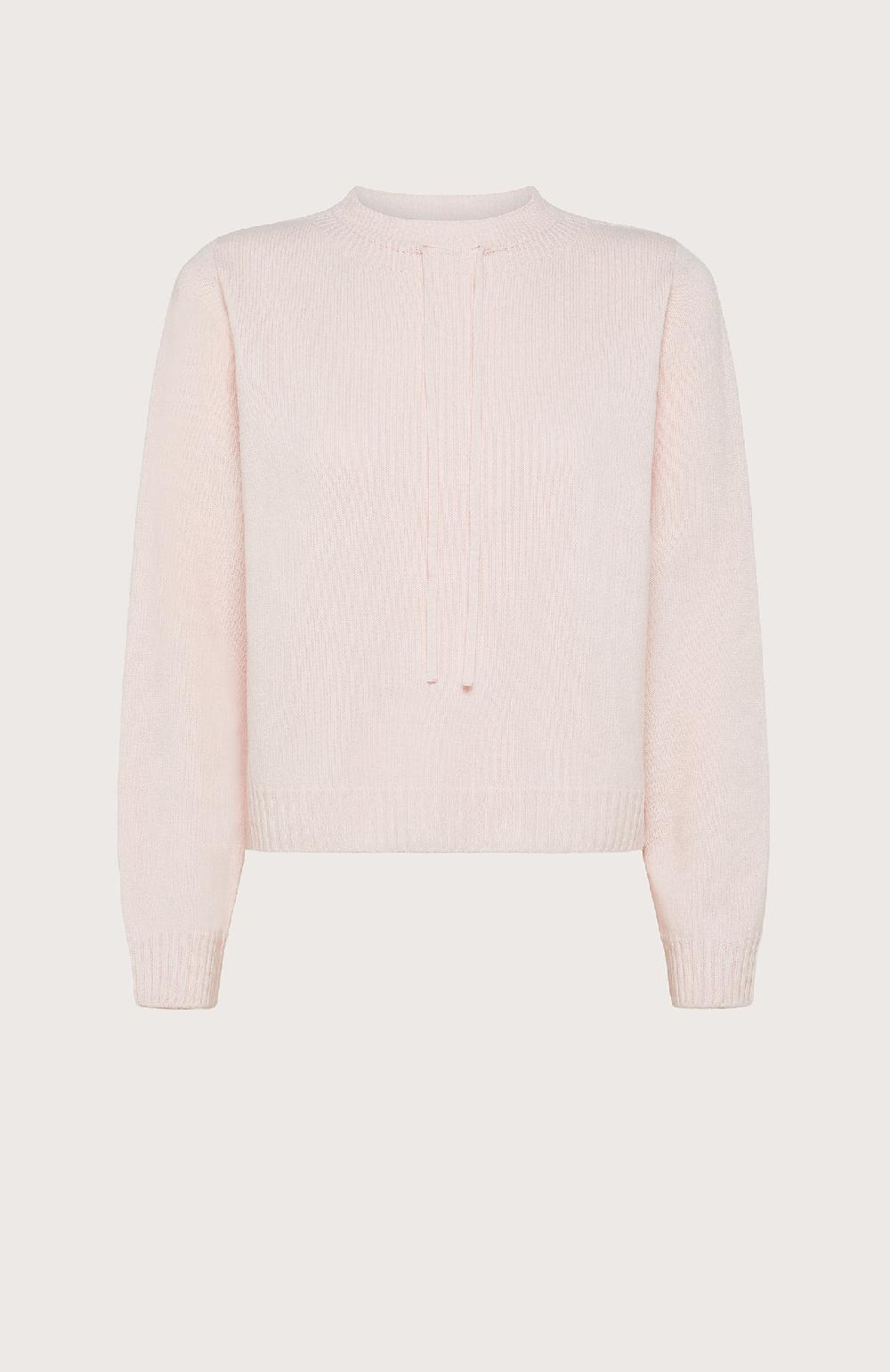 Seventy Maglioncino con coulisse sul collo - Col. Rosa