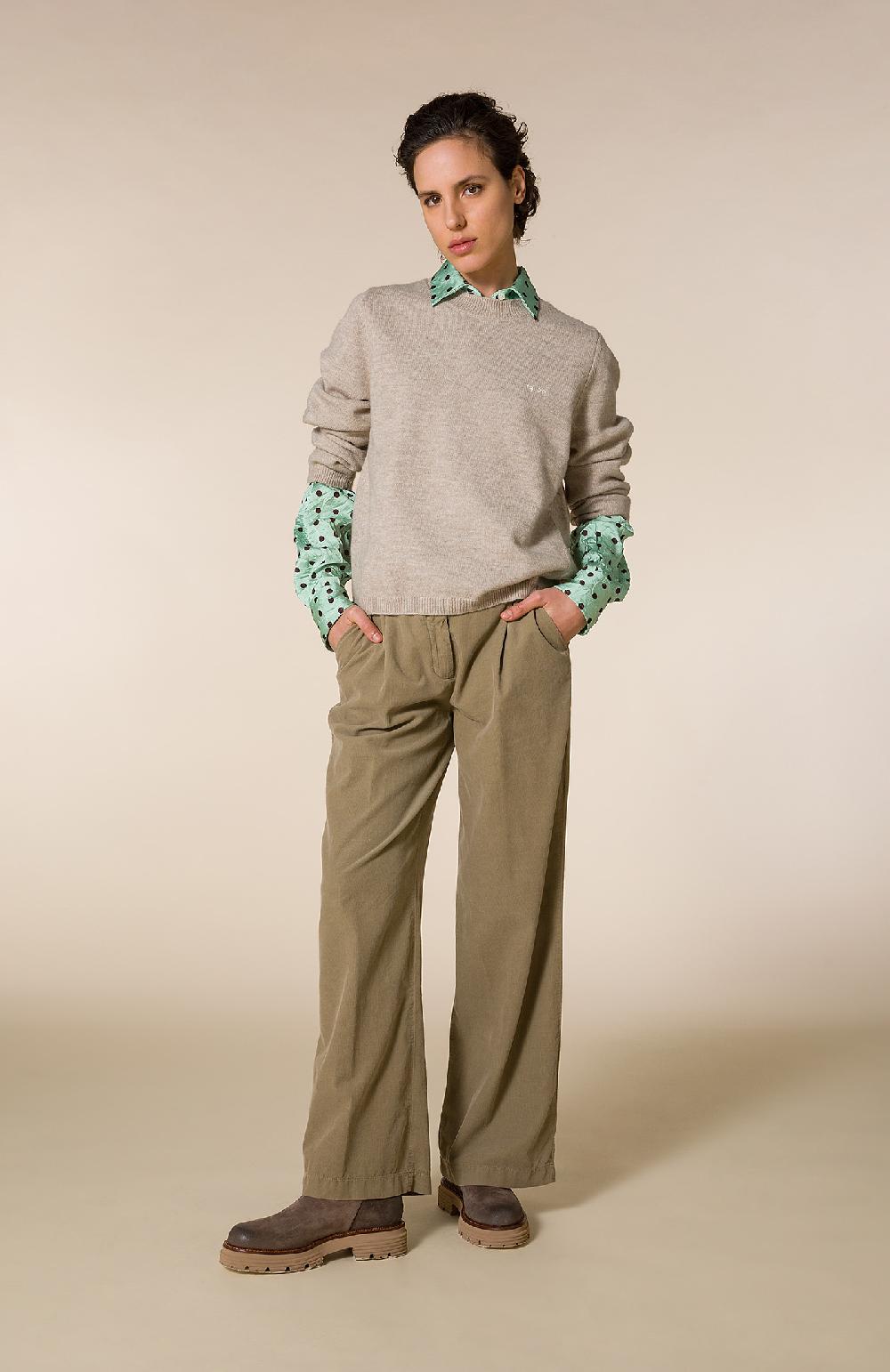 Seventy Maglioncino Girocollo Con Maniche Morbide - Col. Grigio