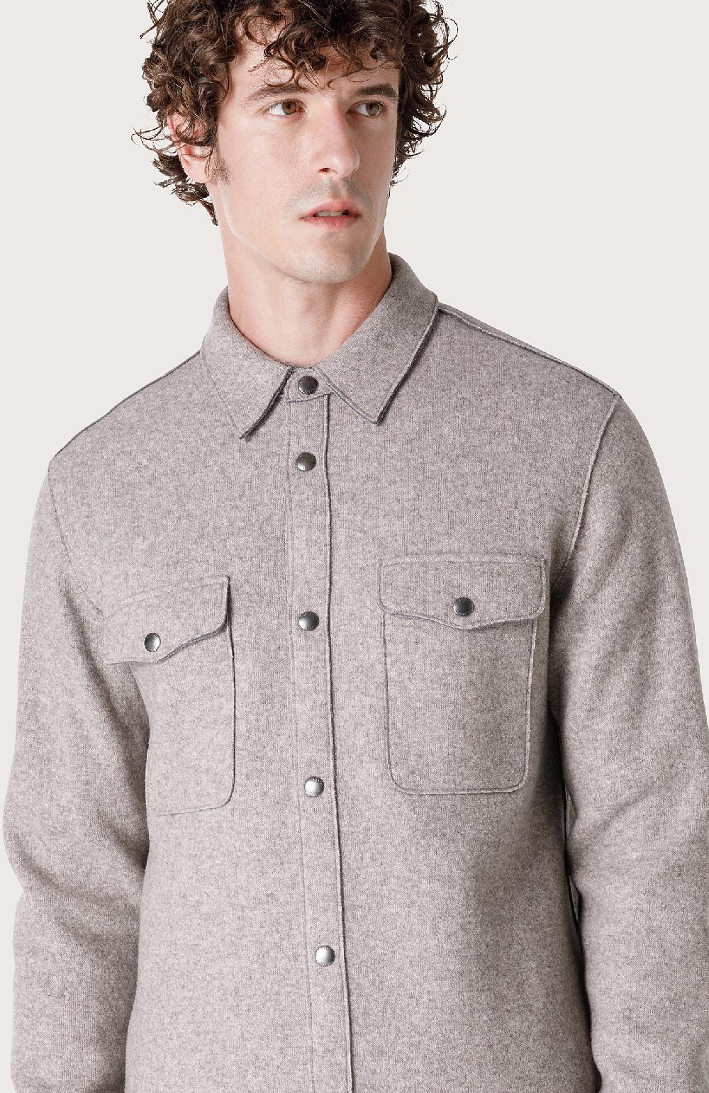 Seventy Overshirt Con Bottoni Automatici - Col. Neutro
