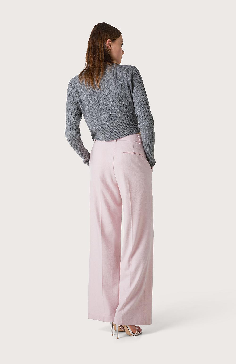 Seventy Pantalone A Vita Alta Con Tasca Americana - Col. Rosa
