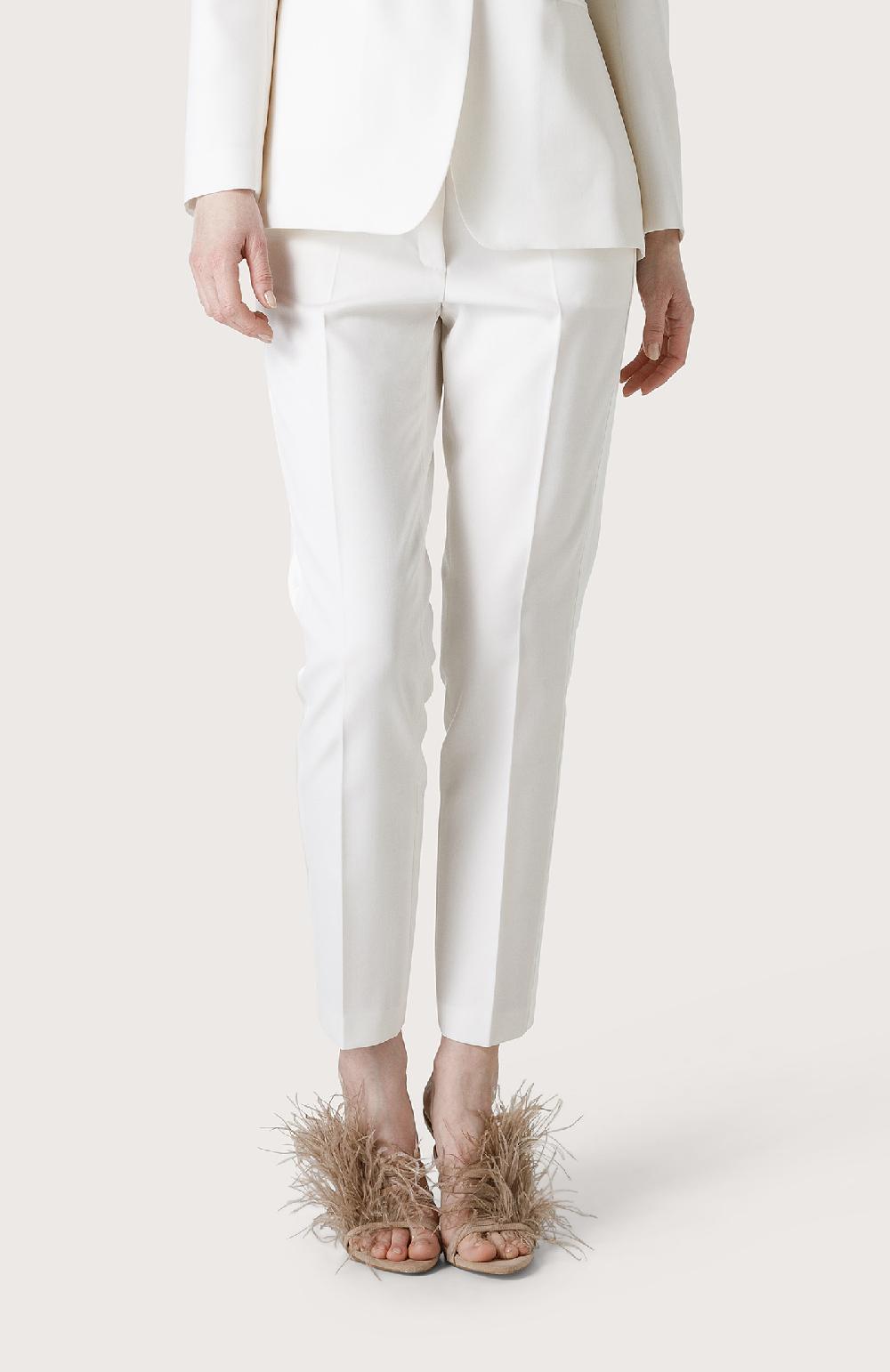 Seventy Pantalone Chino Classico Con Banda - Col. Bianco