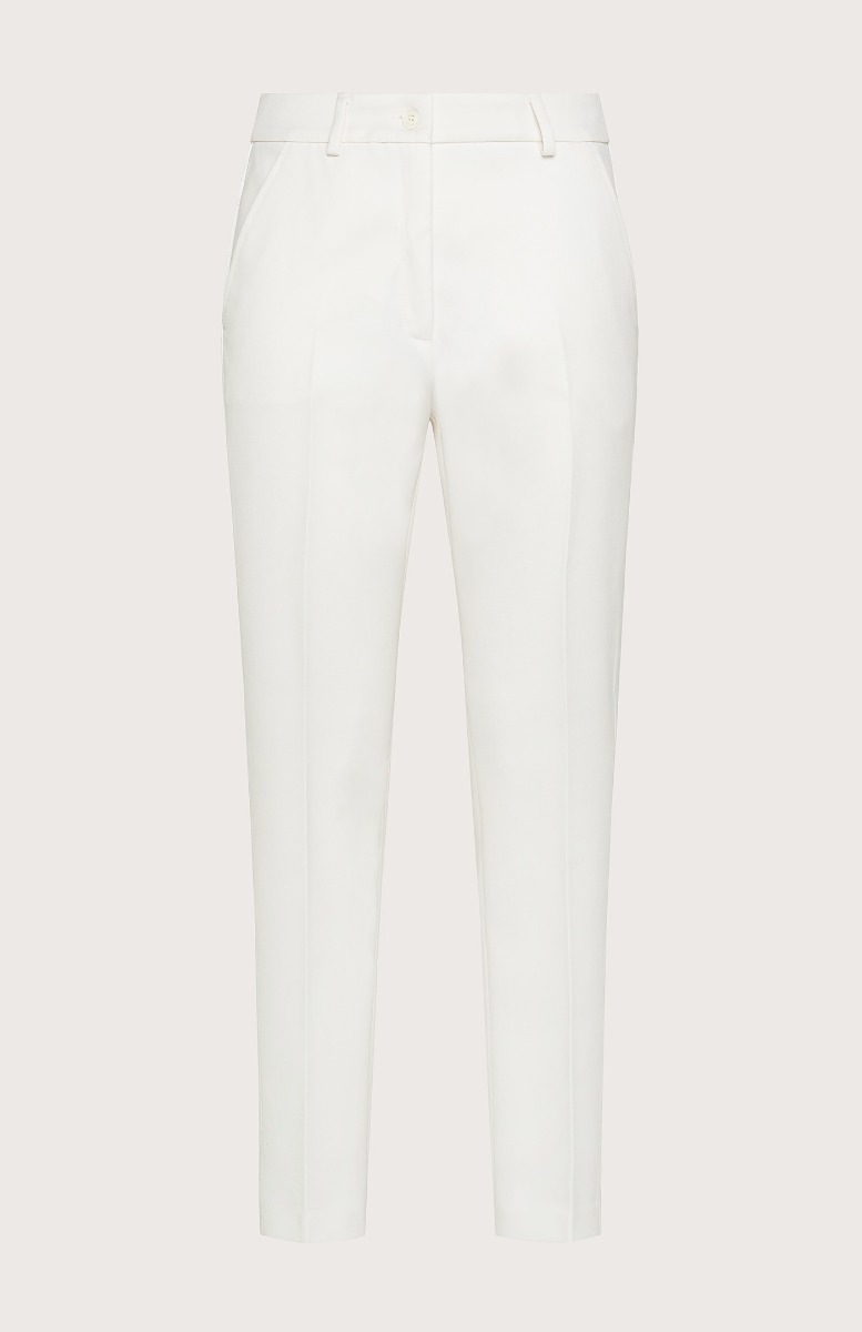 Seventy Pantalone chino classico con banda - Col. Bianco