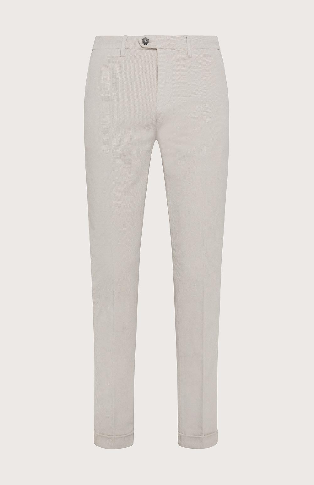 Seventy Pantalone chino design diagonale - Col. Bianco