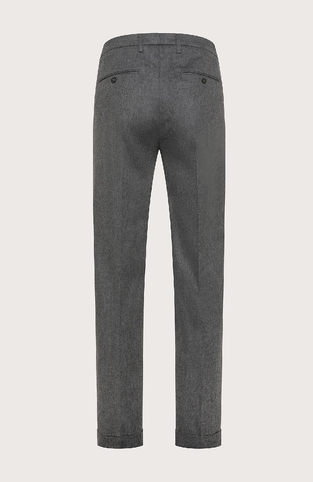 Seventy Pantalone Chino In Flanella Cardata Mono-stretch - Col. Grigio