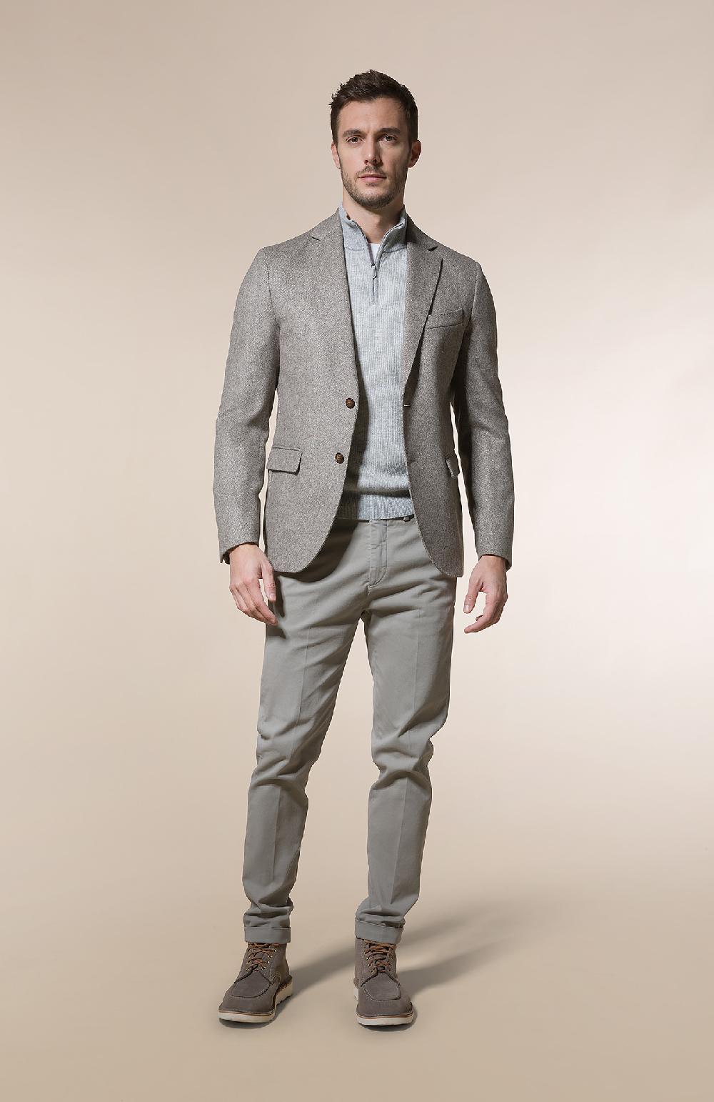 Seventy Pantalone Chino In Gabardina Stretch - Col. Neutro