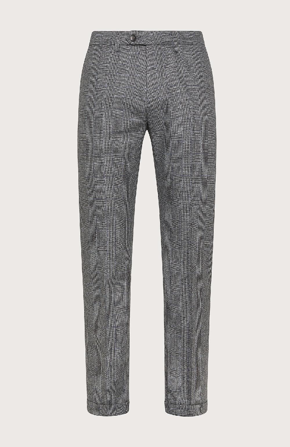Seventy Pantalone chino in galles misto lana - Col. Grigio