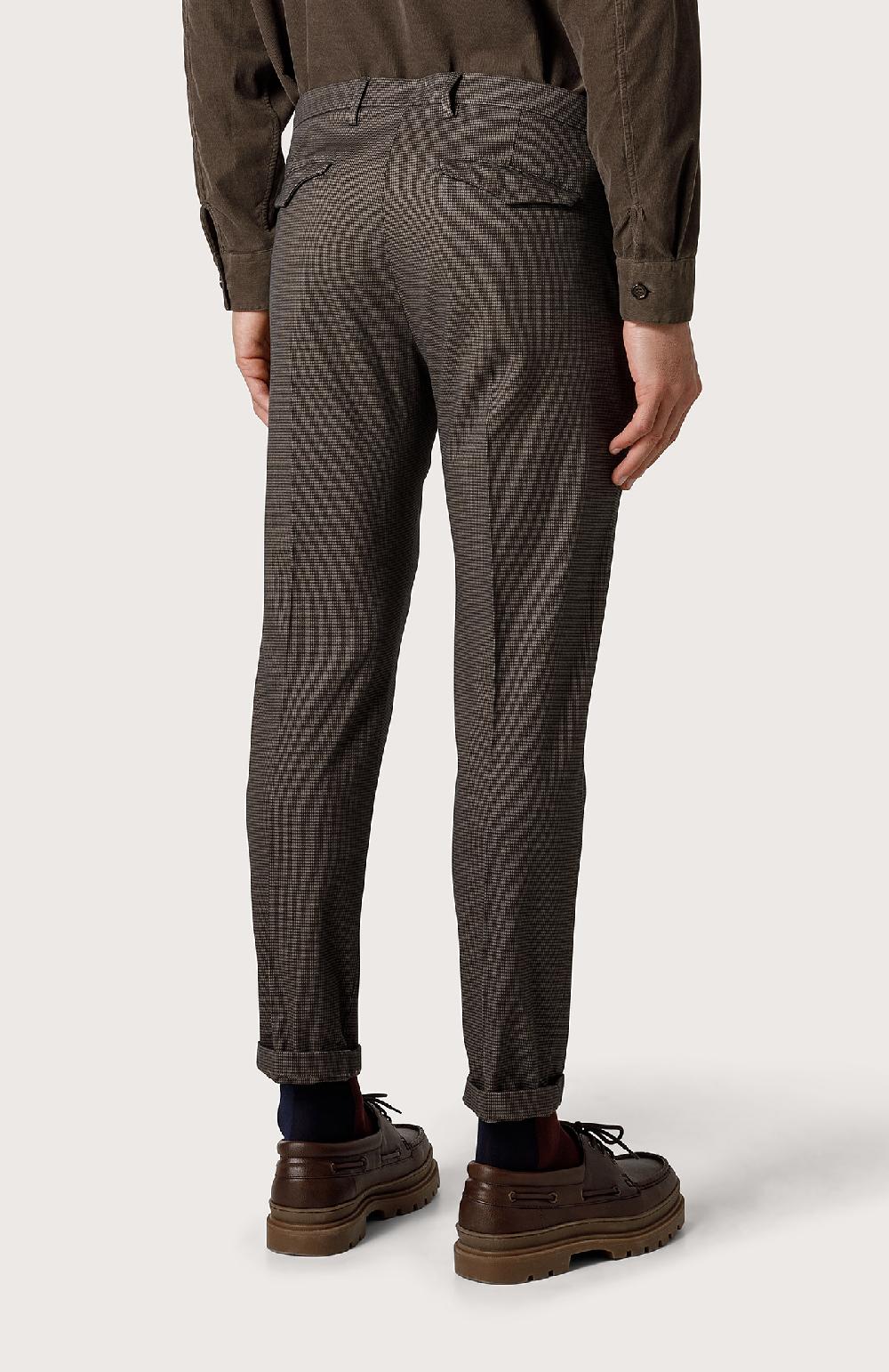 Seventy Pantalone Chino In Lana Stretch - Col. Marrone